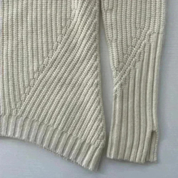 MANOUSH Knit Lace Merino Wool Knit Sweater Ivory Cream color Size XS - Picture 9 of 14